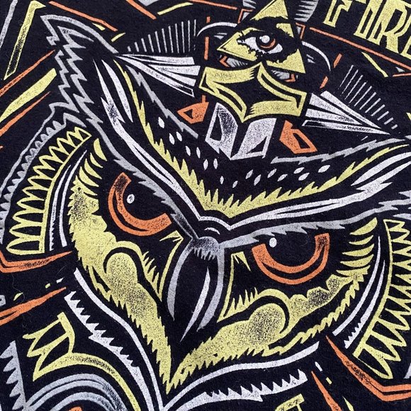 Memphis May Fire S Challenger Owl Graphic Band T-Shirt Metalcore Post-Hardcore - Picture 3 of 9